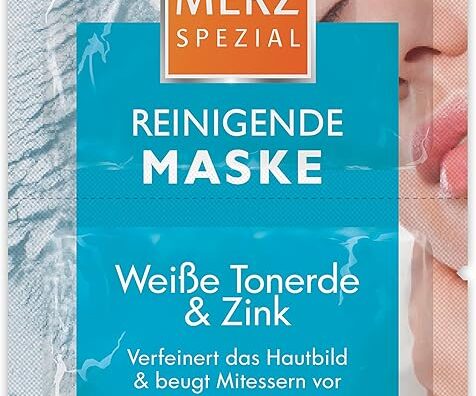 🆕 Merz Special Cleansing Mask – Ansiktsmask med vit lera, zink och hyaluronsyra – Förfinar huden, förhindrar pormaskar – 1 x 14 ml