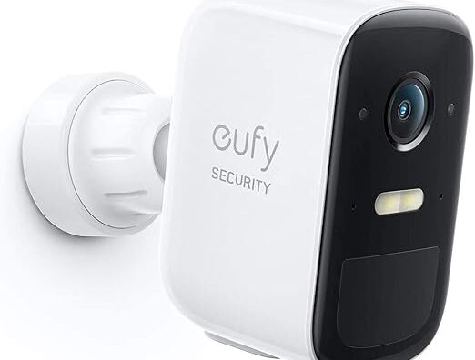 eufy Security eufyCam 2C Pro, Ytterligare övervakningskamera att ansluta, 180 dagars batteritid, HomeKit-kompatibilitet, 2K-upplösning, IP67-vattenskydd, nattseende