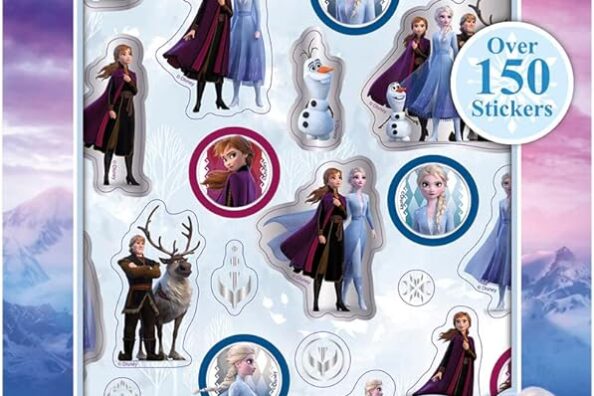 🆕 Totum Disney Frozen II Klistermärke Bok Med Över 175 Magiska Klistermärken