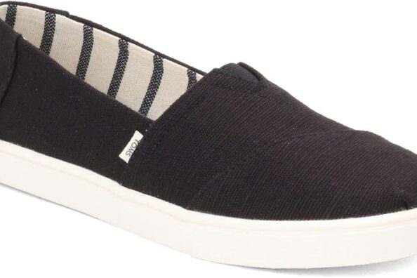 TOMS Alpargata Cupsole sneakers för kvinnor, svart, 36 EU