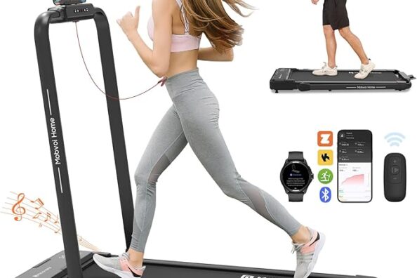 Mobvoi Home Treadmill 3 in 1 Cabinet Table Treadmill Walking Pad 2.5HP Compact Portable Under Desk Running Walking Machine