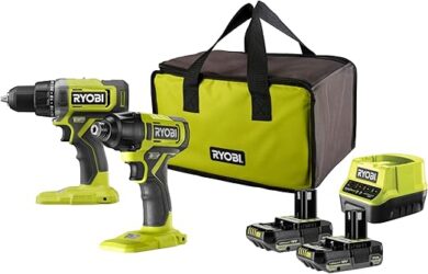 ⚡ Black Friday Week ⚡ (17:49 – Ryobi Duo 18V One+ Drill Impact Screwdriver incl. 2 Batteries 2Ah and Charger, in transport case -51% kr1,589.05 )